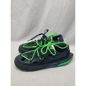Nike Blazer Low x Off-White ‘77 Black Electro Green Mens Size 6.5 DH7863-100